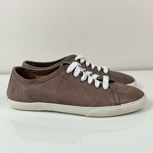 Frye Women’s Size 6.0 M Chambers Low Top Purple Brown Leather Casual Shoes